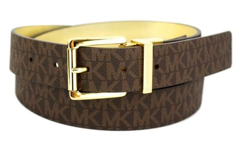 michael kors brown belt|Michael Kors belt women's.